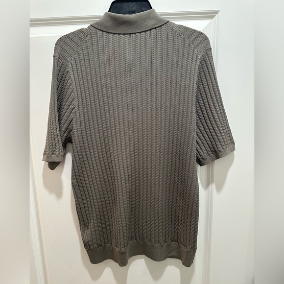 REISS MURRAY TEXTURED KNITTED SHIRT
COLOR: SAGE - Picture 3 of 3